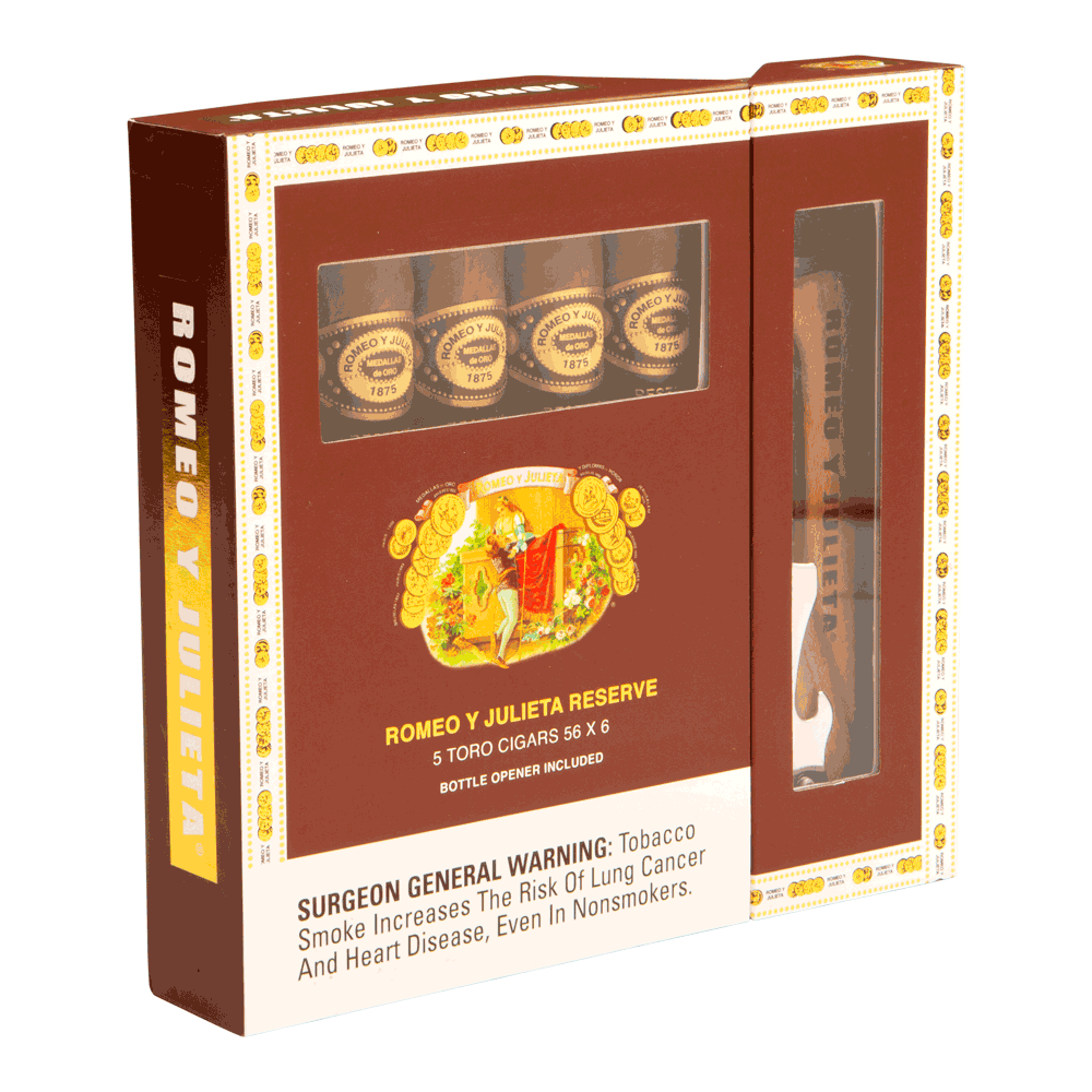 Romeo 5ct + Wine Opener, , cigars